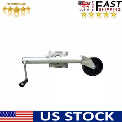 1000 Lb Trailer Jack Marine Swivel Swing Down Boat With Caster Wheel Sidewind • $36.43