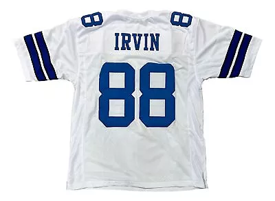 Michael Irvin Custom White Pro-Style Football Jersey • $49.99