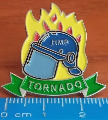 £4 • Buy Hm Prison Service Hmp Tornado Lapel Pin Badge Hmp Tornado Green Team Tie Tac