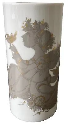 Vintage Porcelain Bjorn Wiinblad Samuramat Vase • $135