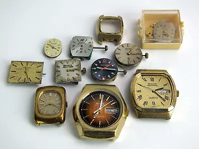 Large Lot Of Vintage BULOVA ACCUTRON Watches/Parts - Good For Projects/Parts • $24.95