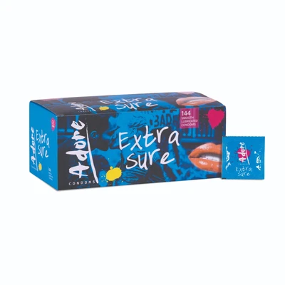 £4.69 • Buy Adore Condoms Extra Sure Maximum Protection Electronically Tested CE Approved