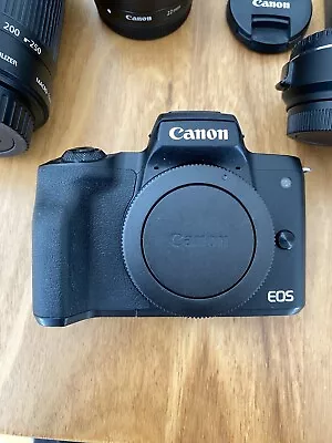 Canon EOS M50 Mirrorless Camera 24.1 MP W/t 14-45mm 3.5-6.3 IS STM Len • $570