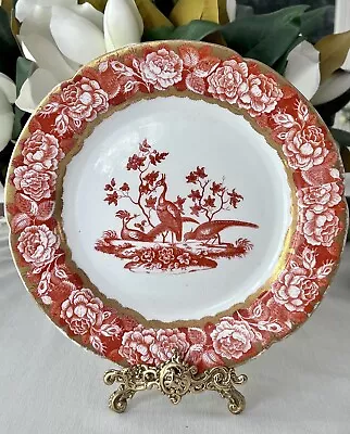 Antique MINTON England Blue Mark “Donovan” Birds & Flowers Pattern Gilded C1806 • $600