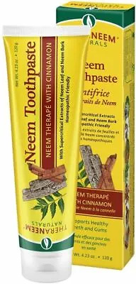 £10.69 • Buy Theraneem Neem Cinnamon Toothpaste - 120g