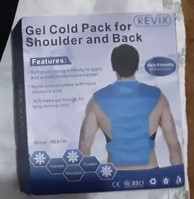 Revix Full Back Ice Pack For Injuries Reusable Large Gel Ice Wrap For Back Pain • $9