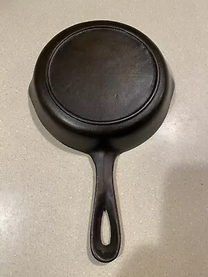 Martin Stove And Range #3 Cast Iron Skillet Ghost (un)marked Hamburger Logo Htf! • $50