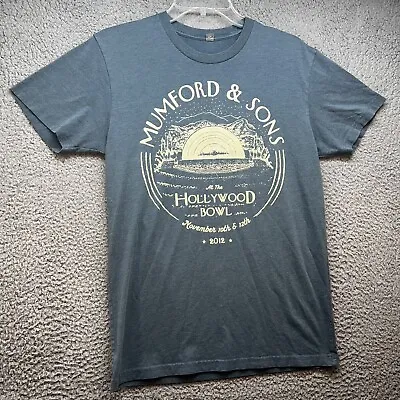 Mumford & Sons Shirt Size S Hollywood Bowl Official Tour 2012 Nov. 10th & 12th • $49.94