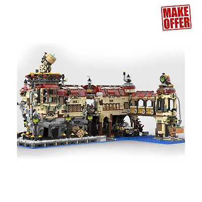 Steam Punk Steam Powered Science Engine Model With Interior 3436 Pieces • $273.31