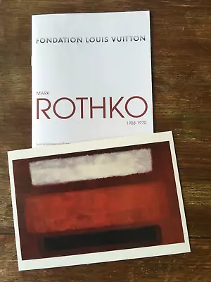 Mark Rothko - Art Card  & Louis Vuitton Foundation Exhibition Guide • £14.99
