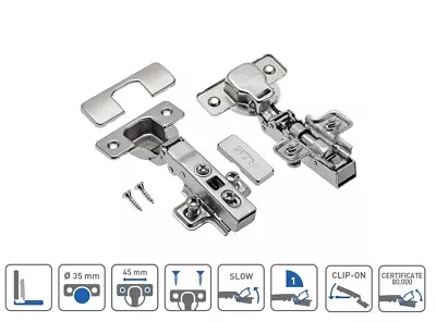 Soft Close Kitchen Bedroom Wardrobe Cabinet Wardrobe Unit Doors Hinge Of GTV • £1.52