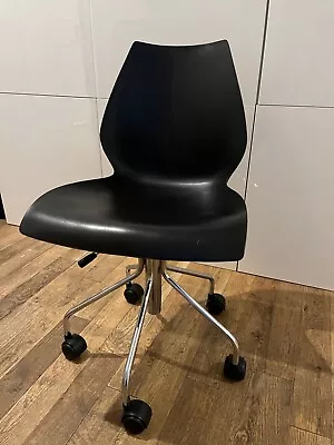 Kartell Maui Vico Magistretti Office Desk Chair Swivel Chair Excellent Condition • £119