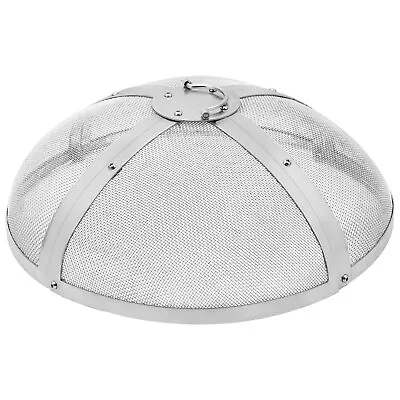 VEVOR Fire Pit Spark Screen Round 20  Reinforced Heavy Duty Steel Metal Cover • $71.27