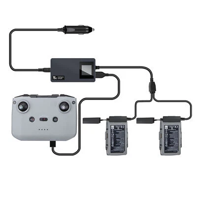 $71.26 • Buy For DJI Mavic AIR 2 / AIR 2S Digital Display Car Charger Drone Accessories