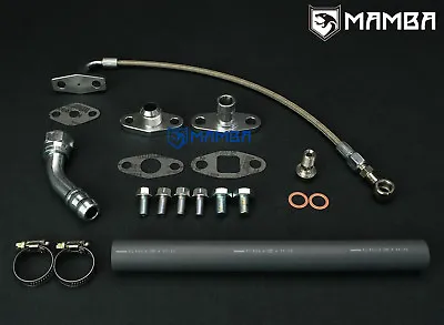 Turbo Oil Feed & Return Line TOYOTA Supra 7M-GTE MA70 W/ Greddy TE06H T67-25G  • $108.90