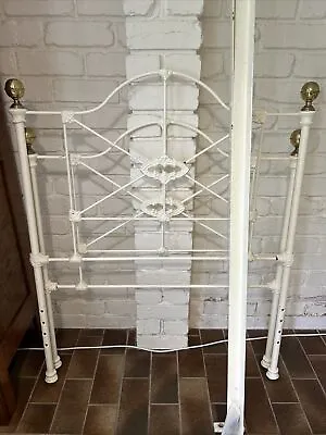 Vintage Cast Iron Single Bed Frame - Ends And Side Rails • $70