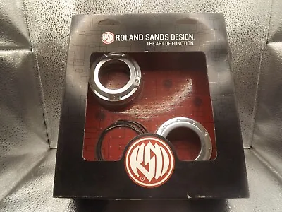 Rsd Roland Sands Designs Harley Fork Dust Cap Tracker 41mm 0208-2089-ch New • $68.35