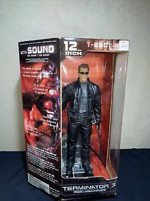 12  Terminator Electronic Figure New 2003 T3 Schwarzenegger McFarlane Amricons • $119.99