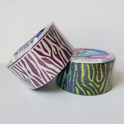 $9.95 • Buy Lot 2 Rolls Art Skills Animal Print Designer Duct Craft Tape Trendz Artskills