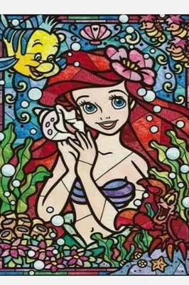 $12.55 • Buy Aus Seller..DIY 5D DIAMOND PAINTING..LITTLE MERMAID..30x40cm  Full Drill
