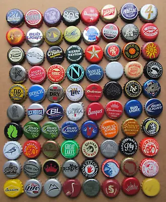 80 Diff Usa Micro Miller Bud Etc Obsolete/current Beer Bottle Caps • $9.99