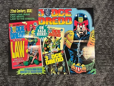 Judge Dredd Advertising Poster - Issues 123. 1983 Eagle Comics NM • $9.99