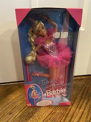 Vintage 1995 Mattel Twirling Ballerina Barbie Doll Ballet Articulated NEW NRFB • $25