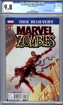 True Believers: Marvel Zombies #1  Arthur Suydam Cover  Fantastic Four   CGC 9.8 • $42.49