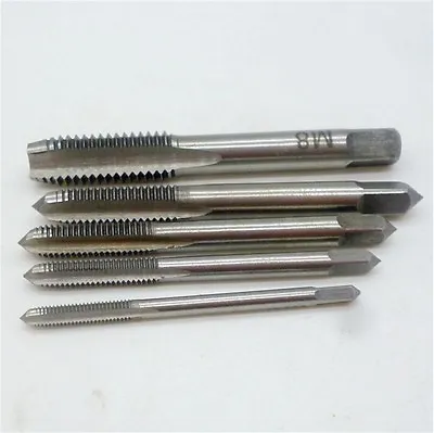 5pcs/Set M3 M4 M5 M6 M8 Hand Tap Straight Flute 3mm-8mm Hand Fast Tapp ToolNW-qe • $7.15