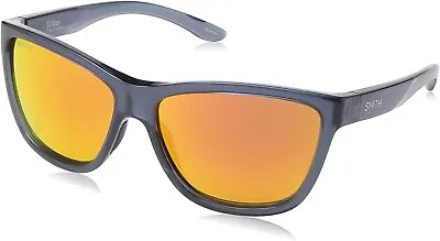 New Smith Sunglasses Eclipse Soft Case  OXZ/X6 Crystal Mediterranean/Gray Orange • $54.99