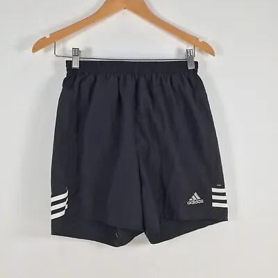 $19.95 • Buy Adidas Mens Fitness Gym Shorts Size S Black Stretch Solid 018735