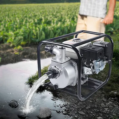 2  Petrol Water Transfer Pump 6.5HP Gas-Power Semi Trash Pump For Irrigation  • $165.30