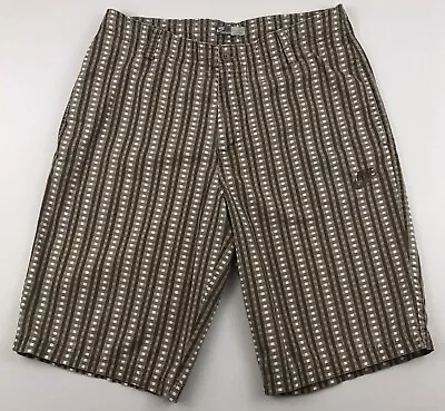 Nike Sportswear Mens Shorts Size L Brown Check • $18.99