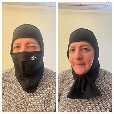 Magnetic Face Mask Snowboard Ski Biking Balaclava Winter Faucci Approved • $16