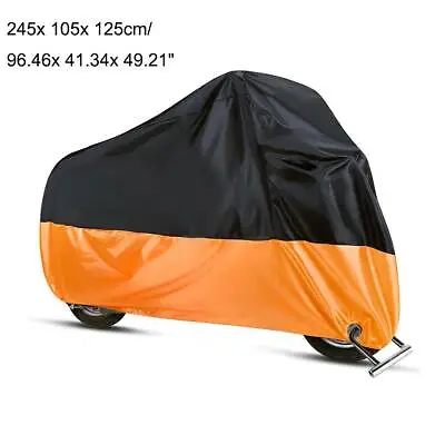 XL Motorcycle Cover Waterproof Snow Dust For Harley Davidson Sportster 1200 883 • $26.36