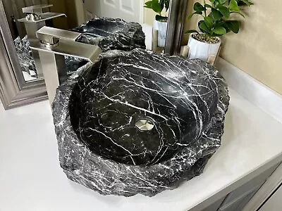 Marble Sink / Stone Sink / Vessel Sink / Onyx Bowl / Bathroom Sink / Vanity Sink • $1099