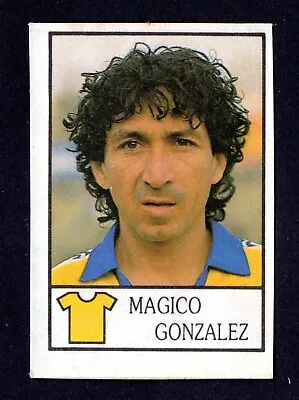 JORGE MAGICO GONZALEZ #73 CADIZ CF 1987-88 CARD BOLLYCAO RECOVERED 53x36mm RARE • $150