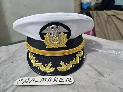 U.s Maritime Service/ Merchant Marine Captain Or Commander Combination Cap • $64.18