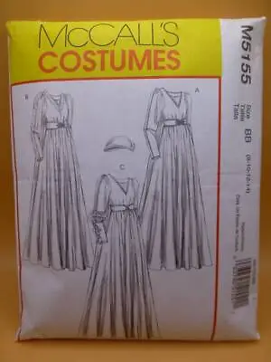 £17.50 • Buy McCALL'S M5155 MISSES' MEDIEVAL-CAMELOT DRESS COSTUME SEWING PATTERN SZ 8-14