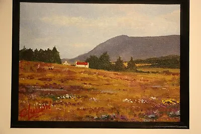 DONEGAL COTTAGE IRELAND Original Oil Painting Irish Art By CHARLIE LUDLOW • £120