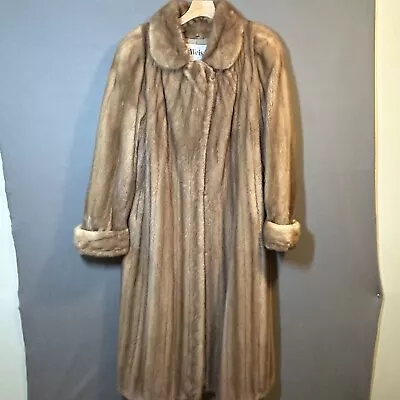 Lunaraine Mink Full Length Coat- Size  16 (Vintage Furs) 1980s Weiss Furs • $345