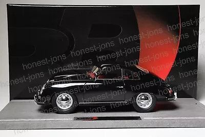 1:18 BBR 1955 Porsche 356A Black Mint In Box • $349