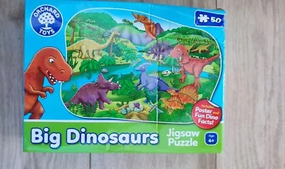 £5.90 • Buy Orchard Toys Big Dinosaurs Jigsaw Puzzle For Kids, Large Floor Puzzle, 50-Piece