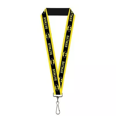 $11.95 • Buy Lanyard Stretchable Licensed Key Chain DC Comics Batman WBM111