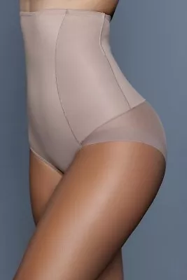 Be Wicked Peachy Soft Mesh Boned Shaper Shapewear Brief Nude Plus 3X/4X - New! • $23.35