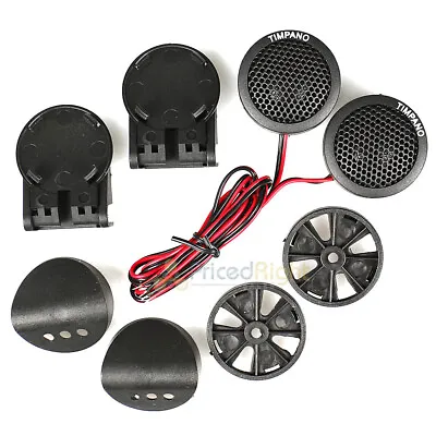 Timpano 1  Dome Tweeter Pair 150 Watts Max 4 Ohm Ultra Compact Car Audio TPT-ST1 • $9.95