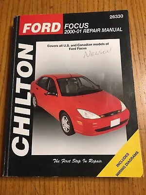 $29.99 • Buy Ford Focus 2000-2001 Tune-up Shop Service Repair Manual Book Wiring Diagrams 01