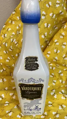 $10 • Buy Vtg Vandermint Liqueur Bottle Decanter Dutch Windmill Homestead Resort VA 1970s