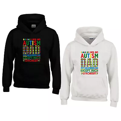 I Am An Autism Dad Hoodie Funny Autistic Father's Day Gift Health Awareness Hood • £24.99
