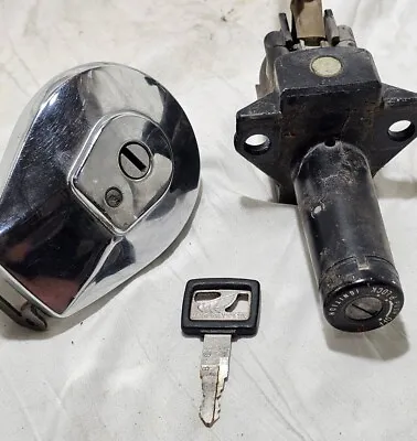 1985-1986 Honda Magna VF700 OEM Ignition Switch And Gas Cap Lock Set - With Key • $90